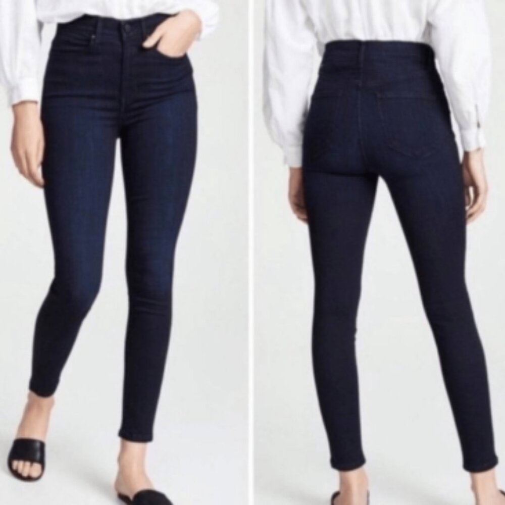 AYR High Rise Skinny Jaguar Legs Dark Jean Size 30